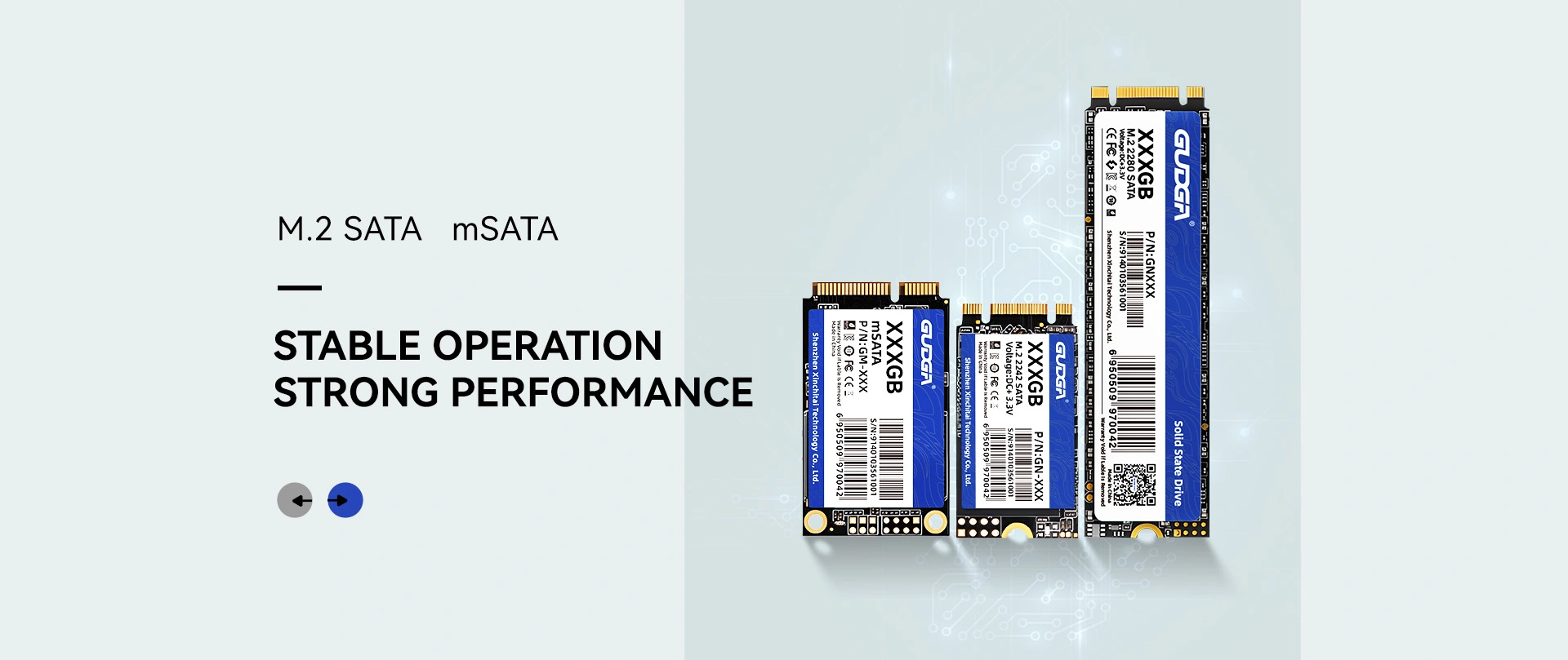 ຈີນຫຼຸດລາຄາ M.2 SATA SSD ຜູ້ຜະລິດ