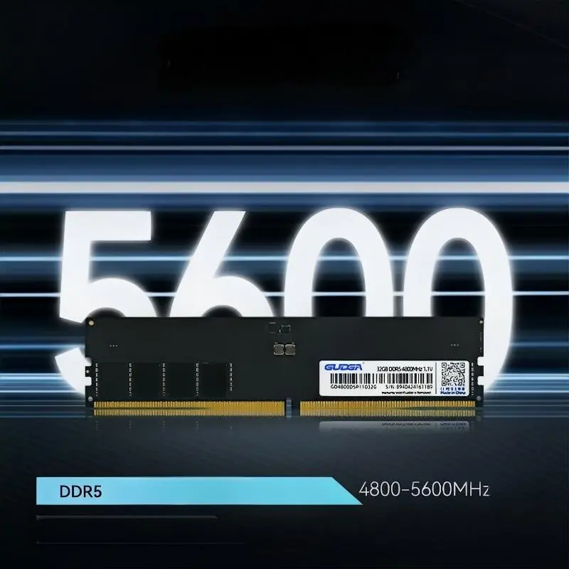 DDR5 UDIMM RAM 5600MHz 6000MHz ອັບເກຣດໜ່ວຍຄວາມຈຳສຳລັບເດັສທັອບ